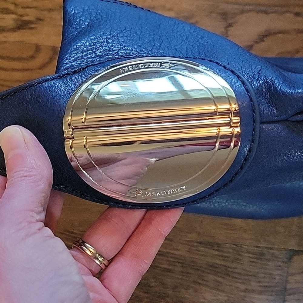 B. Makowsky Leather And Suede Bag - Picture 6 of 16